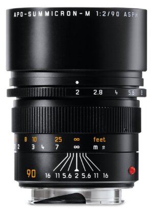 Apo summicron m90 f2 black front shadow 300