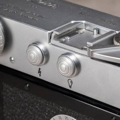 Cap Plugs for Leica M silver Chrome 4