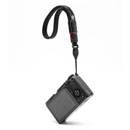 Wristloop black with red accent