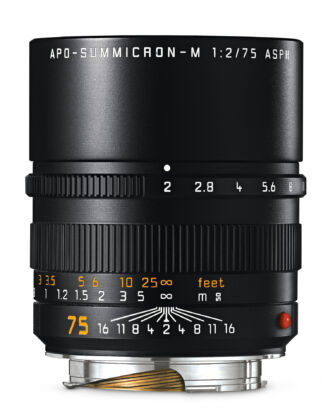 Apo summicron m75 f2 black front shadow 300
