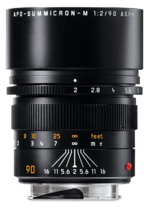 Apo summicron m90 f2 black front shadow 300