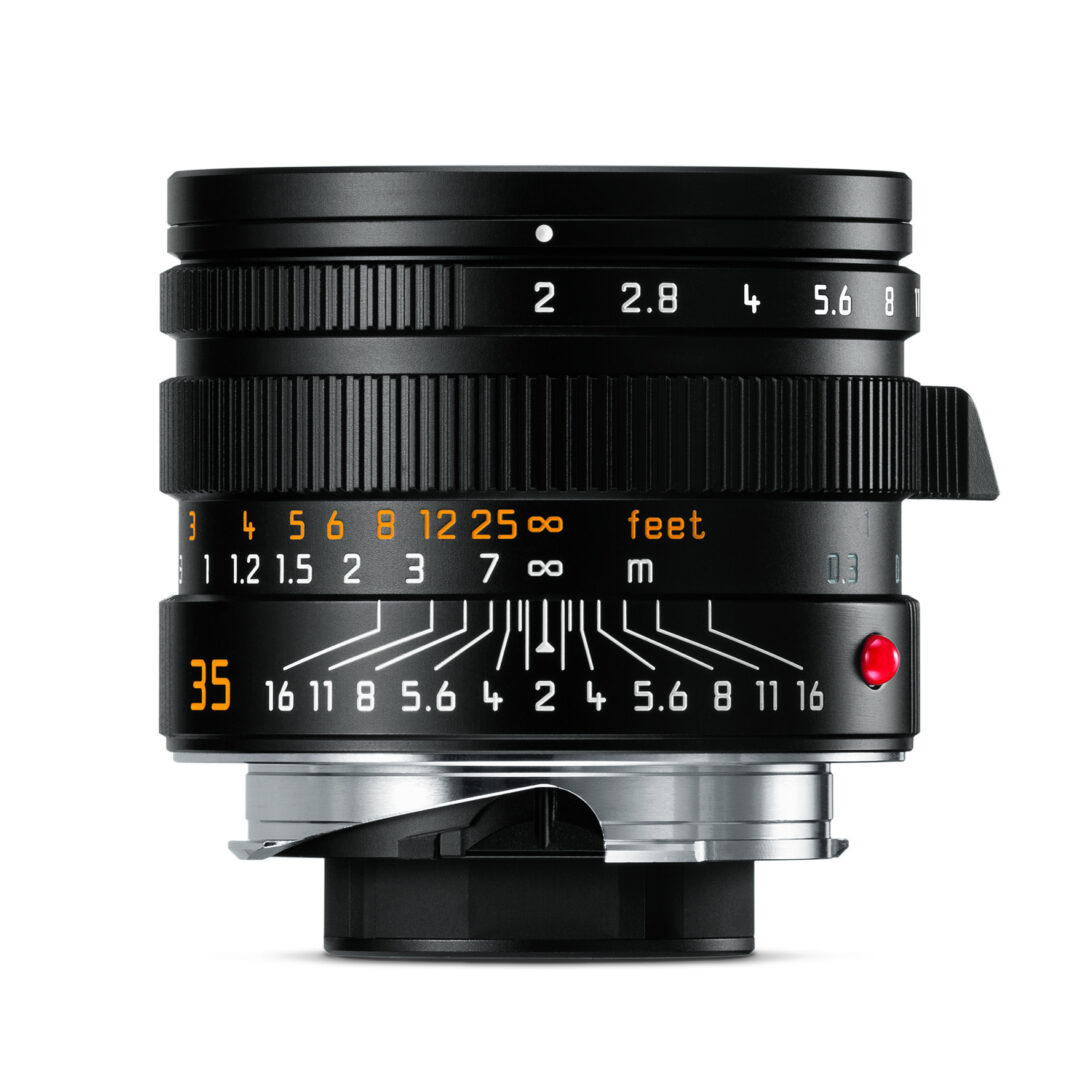 APO Summicron M 2 35 ASPH schwarz FRONTAL CMYK
