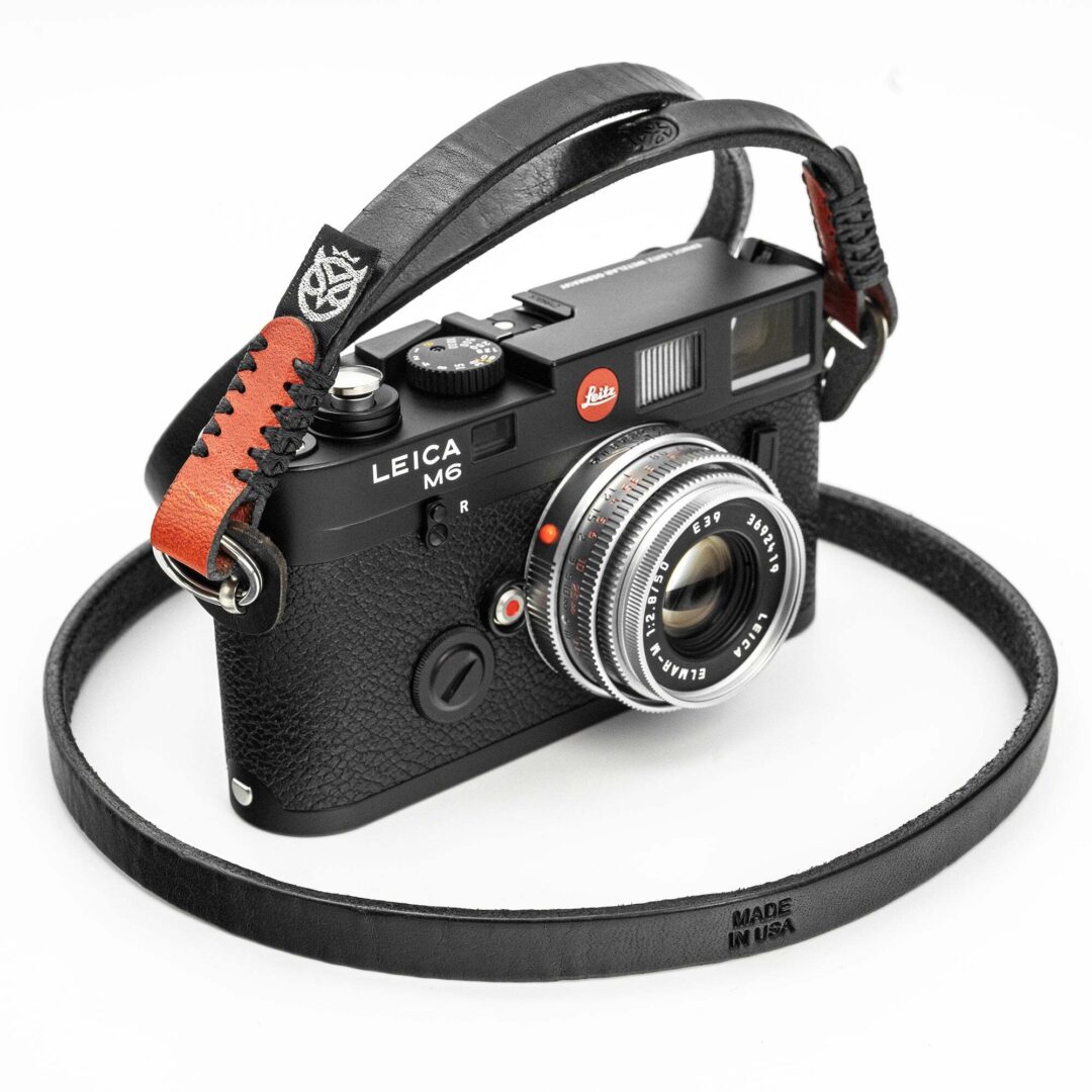 Leather Slacker Strap Coral Red 3