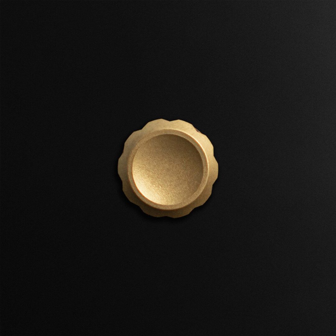 Shutter Topper Sprocket Solid Brass 04