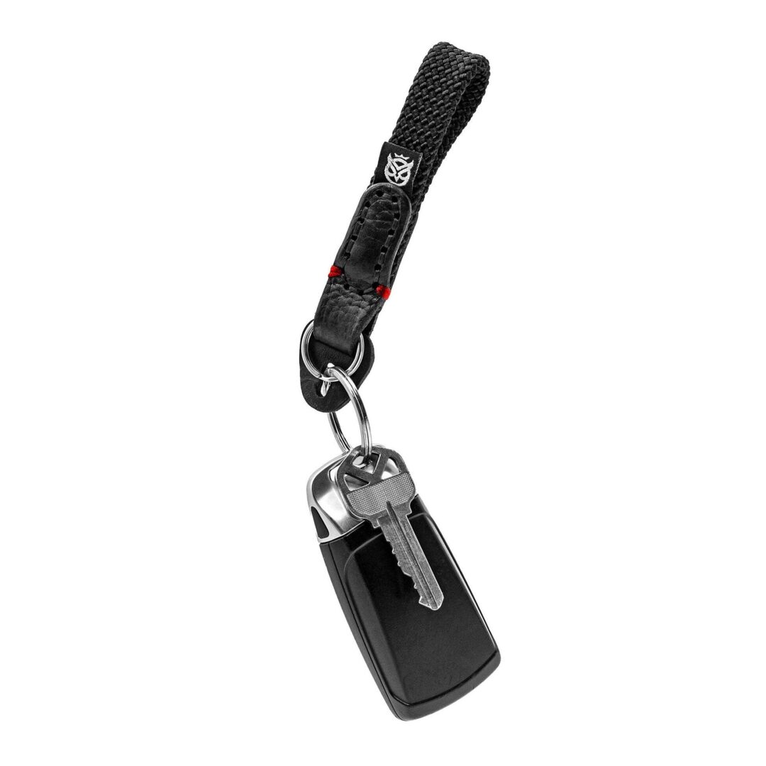 Keychain thumb black with red accent 3