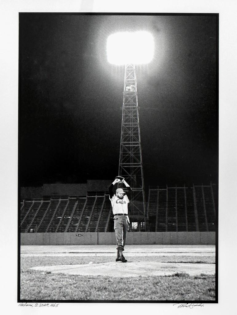 Fidel Castro loved to play baseball, and on this night insisted that the lights on in the Havana stadium be kept on late into the night.
