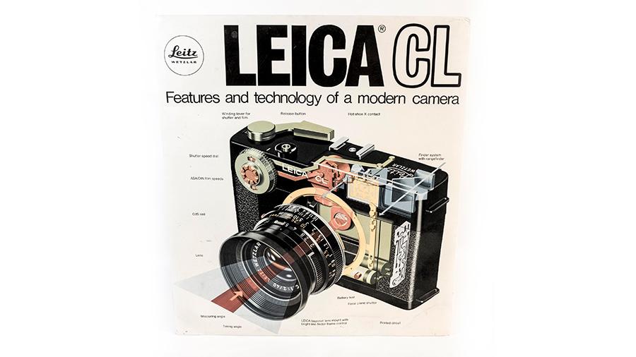 The Leica CL Dealer Sign